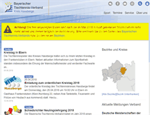 Tablet Screenshot of hassberge.bttv.de