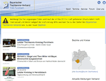 Tablet Screenshot of forchheim.bttv.de